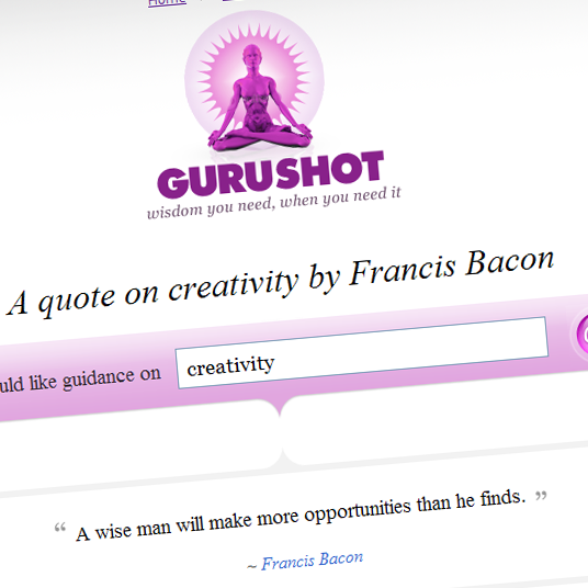 GuruShot wisdom quote search result